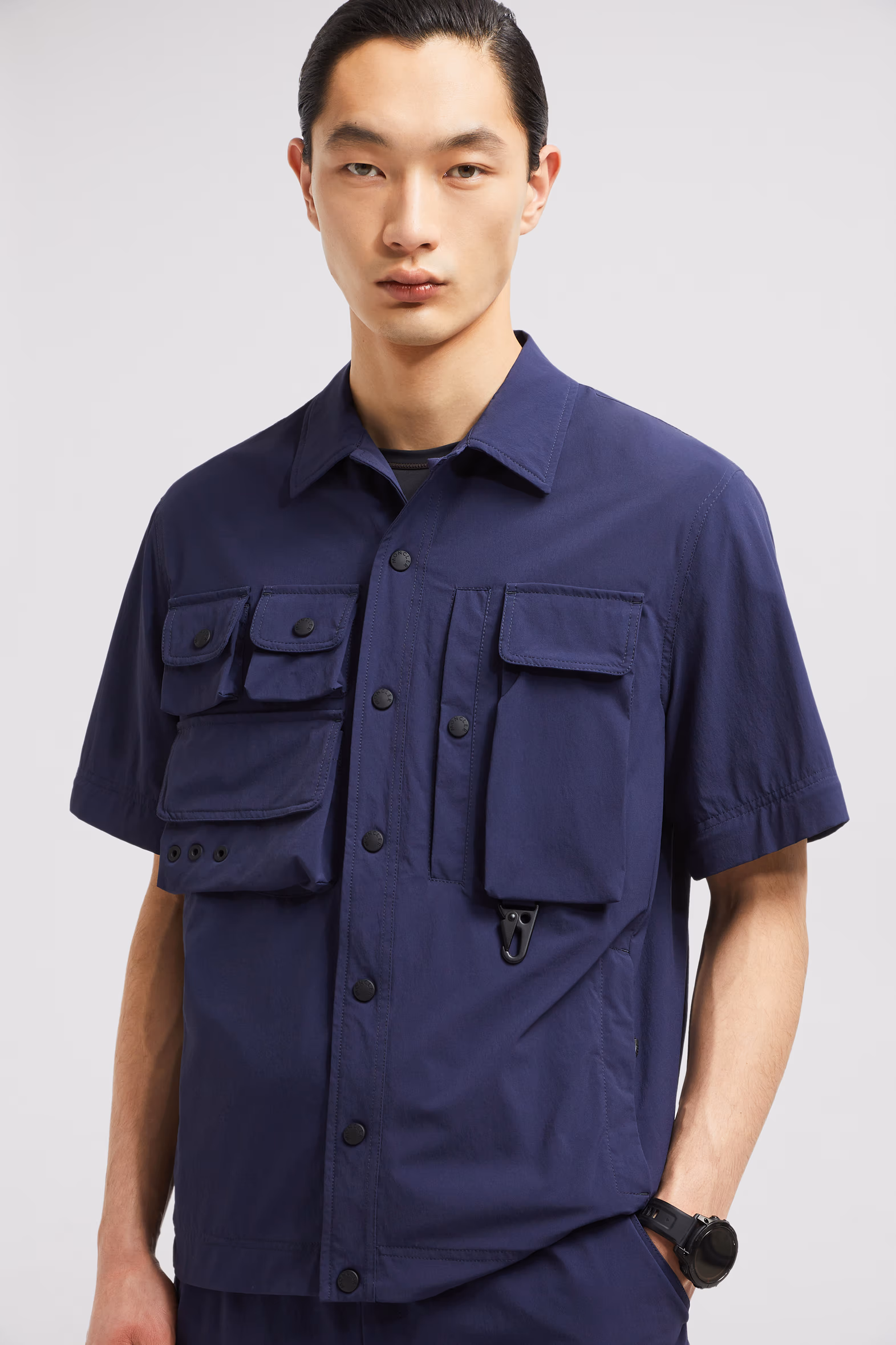 Tatra 2-in-1 Water-Repellent Field Jacket Men Navy Blue Moncler 7